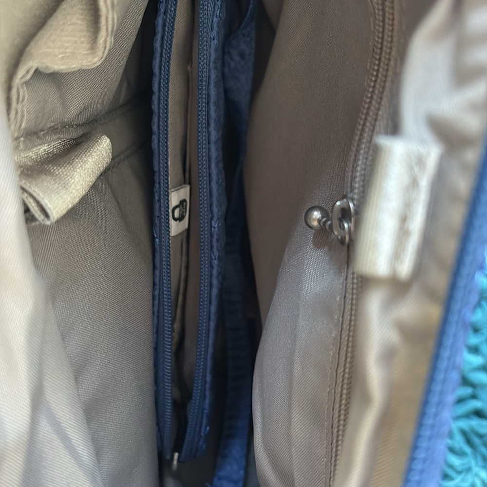 Baggallini Navy Quilted Shoulder Bag - Picture 6 of 6